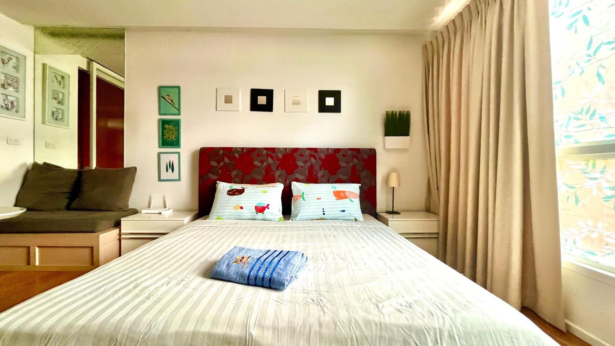 Cozy Studio Walk To Bts Free Wi-Fi Great Location Bangkok Ngoại thất bức ảnh