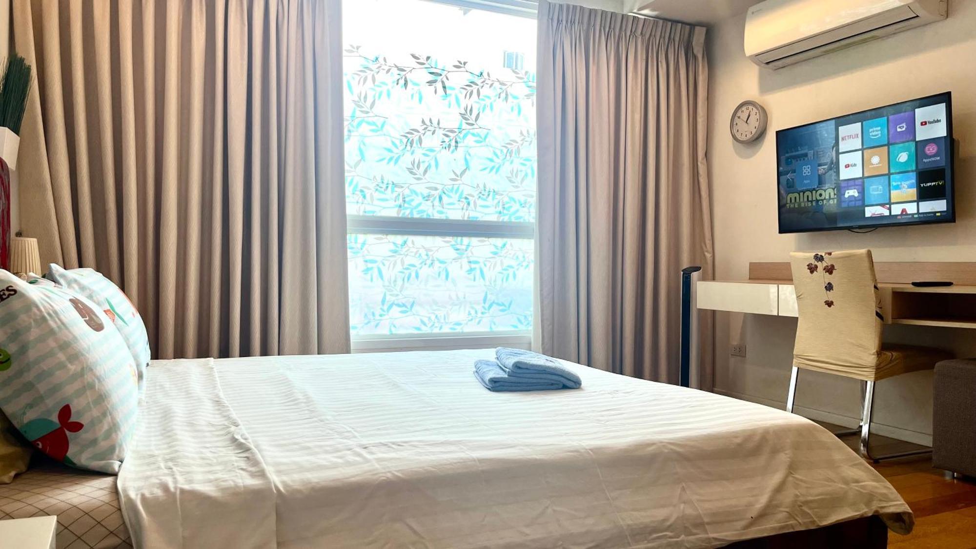 Cozy Studio Walk To Bts Free Wi-Fi Great Location Bangkok Ngoại thất bức ảnh